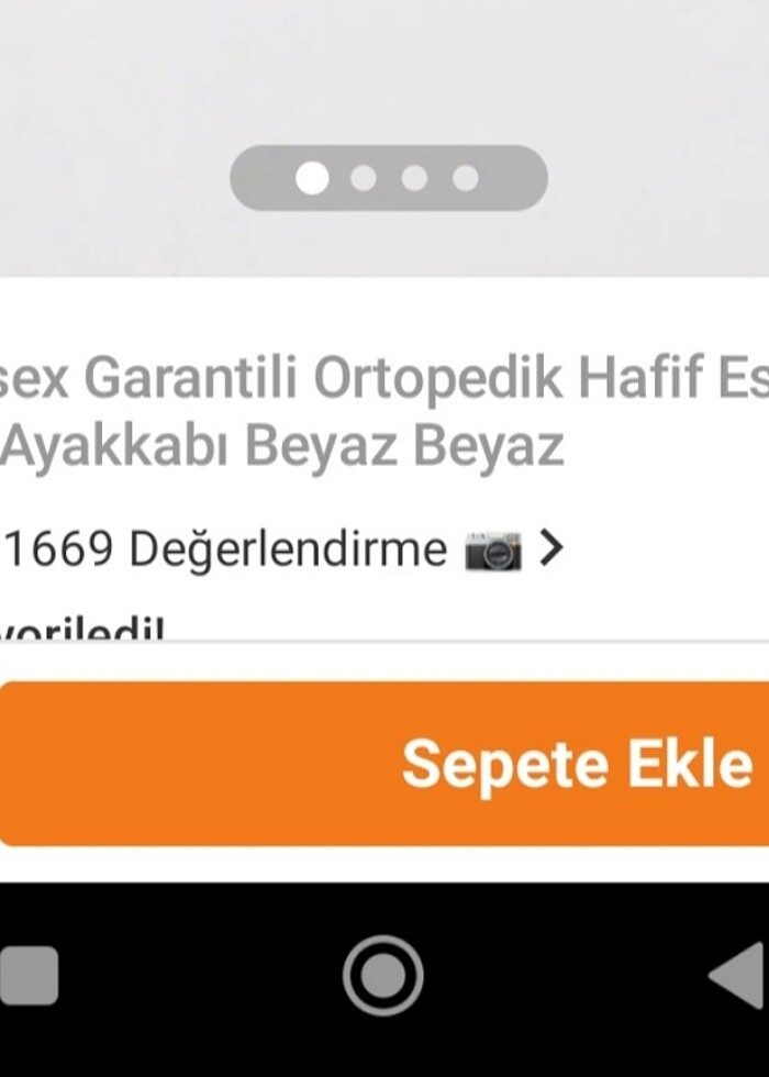 Spor ayakkabı beyaz unisex - Görsel 2