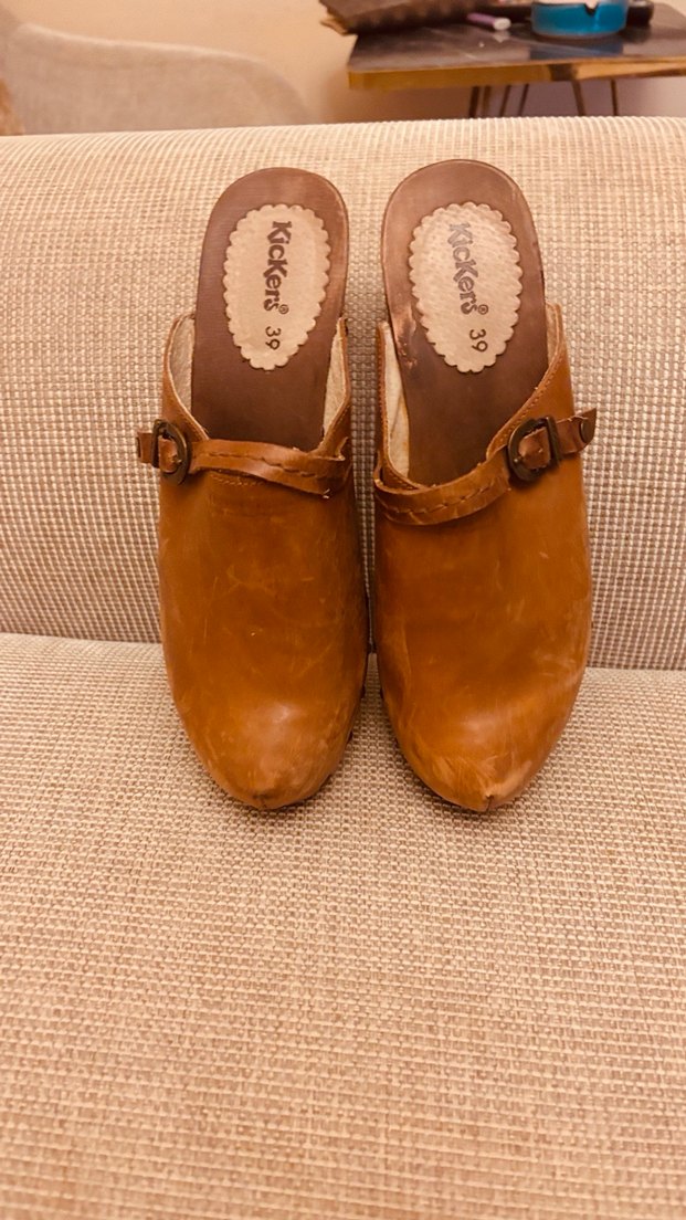 Deri Bantlı Bej Kadın Dolgu Topuk Espadril - Görsel 3