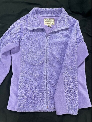 Mor lila pofuduk peluş hırka