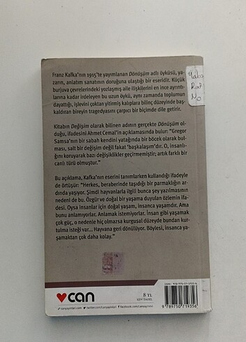  franz kafka dönüşüm