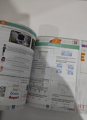 7. Sınıf fen test kitabı
