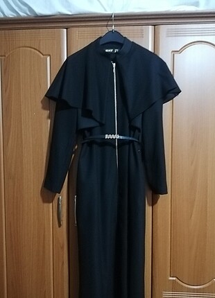 Siyah uzun pardesü - Görsel 7