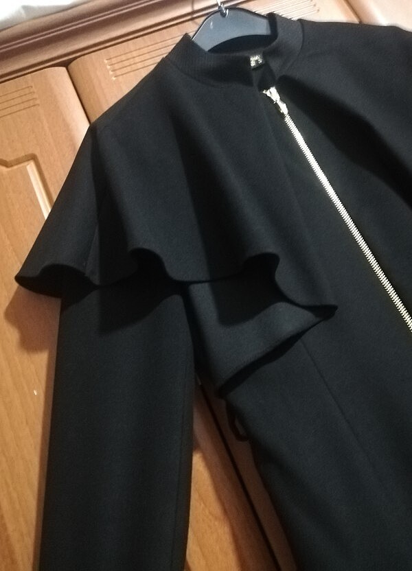 Siyah uzun pardesü - Görsel 3