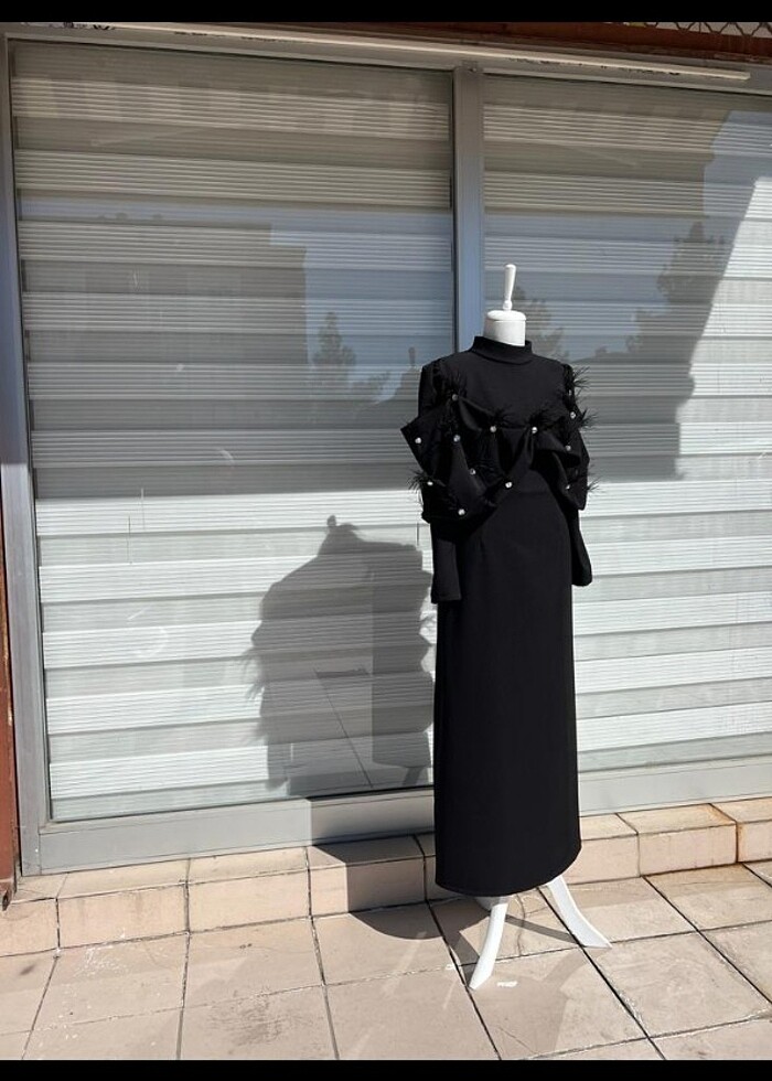 Tasarım tesettür elbise abiye - Görsel 5