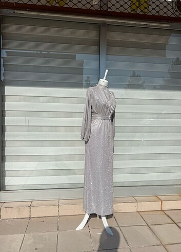 tesettür abiye elbise - Görsel 9