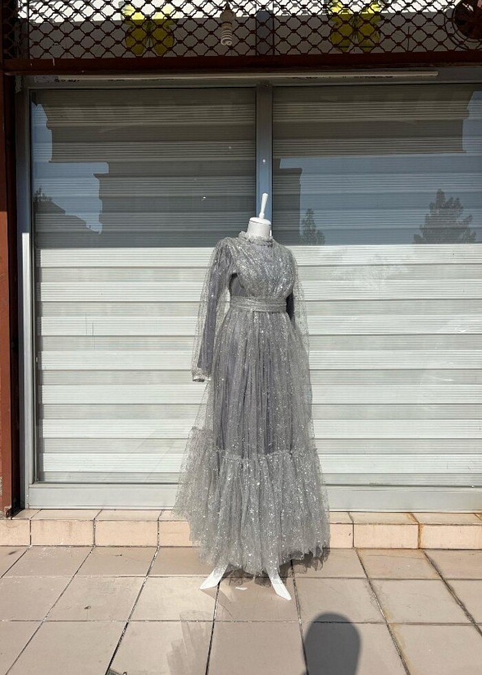 tesettür abiye elbise - Görsel 4