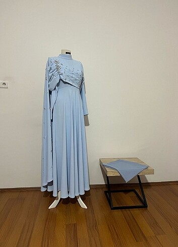 Özel tasarım taşlı abiye  - Görsel 3