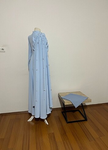 Özel tasarım taşlı abiye  - Görsel 4