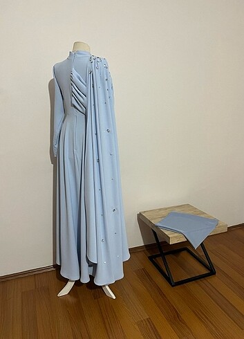 Özel tasarım taşlı abiye  - Görsel 6