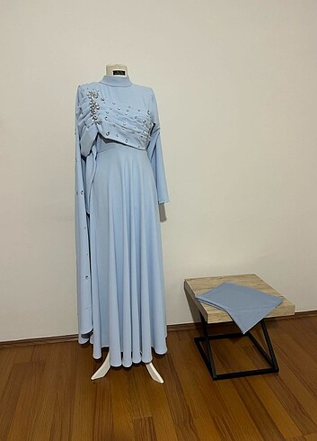 Özel tasarım taşlı abiye  - Görsel 9