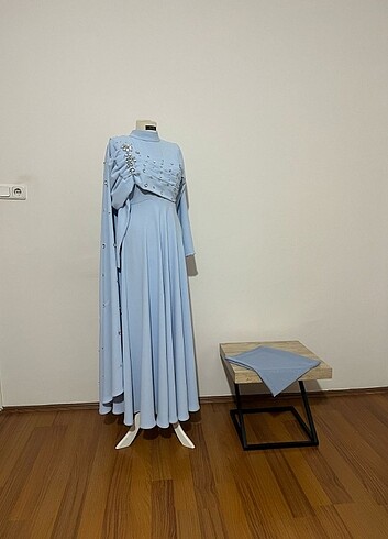 Özel tasarım taşlı abiye  - Görsel 10