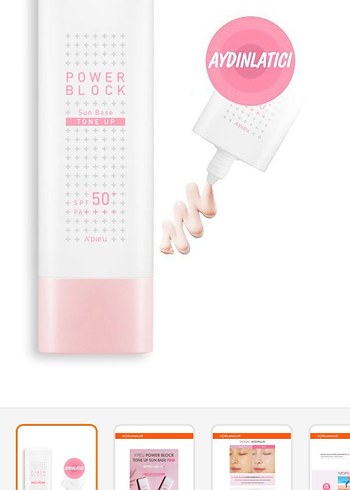 Missha güneş kremi SPF50 - Görsel 3