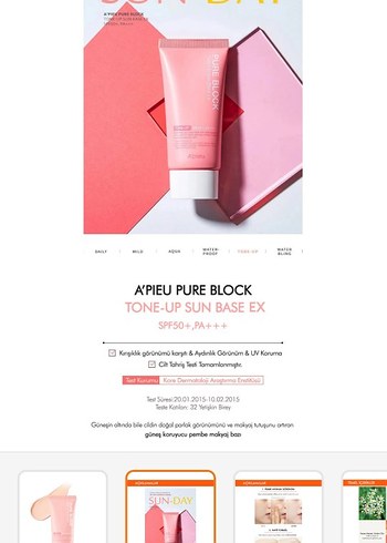 Missha güneş kremi SPF50 - Görsel 2