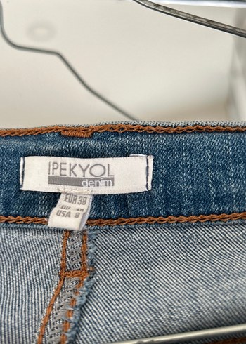 Kadın Regular Fit Mavi Denim Jean - Görsel 3