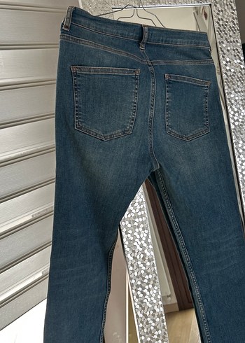 Kadın Regular Fit Mavi Denim Jean - Görsel 2