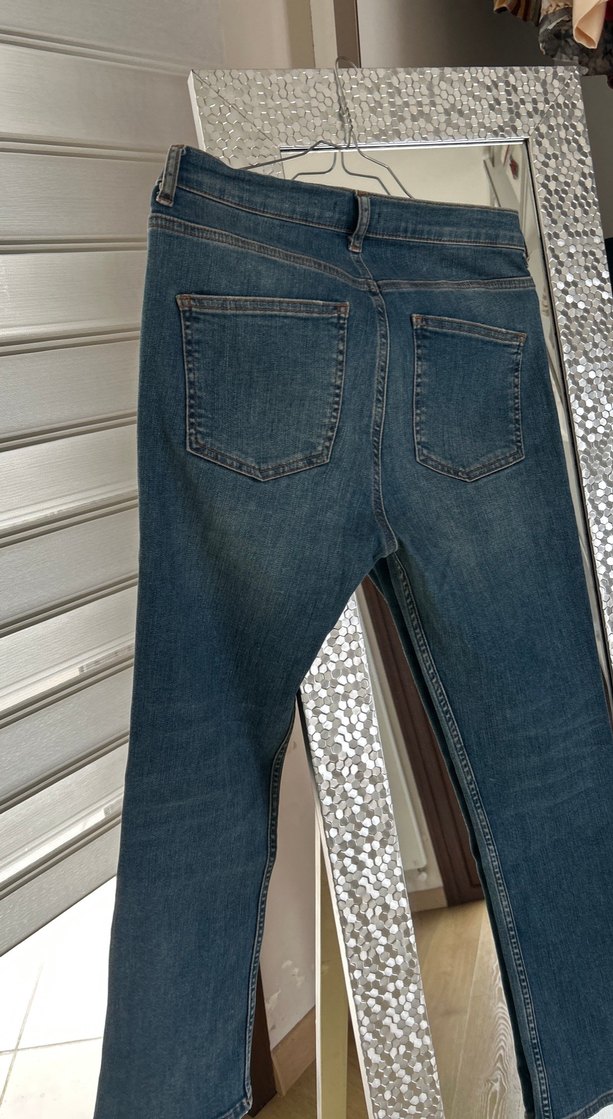 Kadın Regular Fit Mavi Denim Jean - Görsel 2