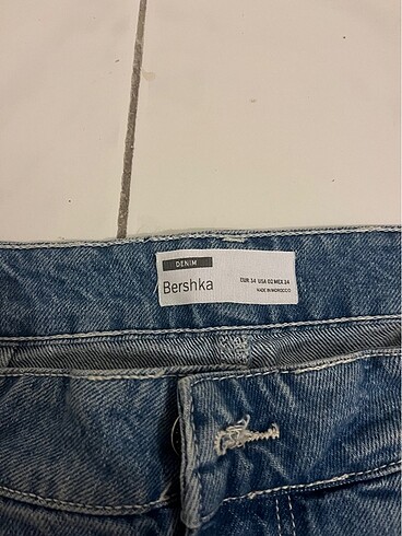 34 Beden lacivert Renk Bershka şort etek