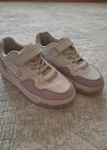 Kız Çocuk Beyaz Pastel Spor Ayakkabı