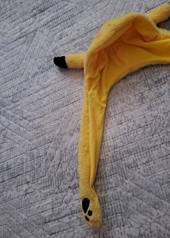  Beden Sarı Pikachu Peluş Şapka