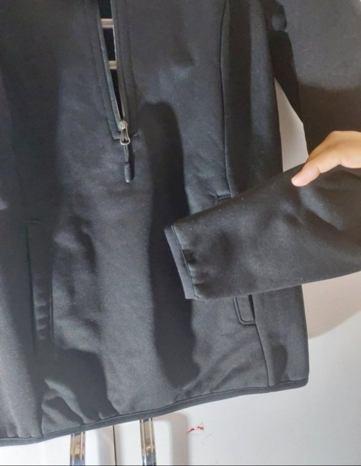 Kadın Siyah Fermuarlı Yüksek Yakalı Sweatshirt - Görsel 5