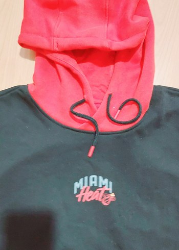 Kırmızı Kapüşonlu Erkek Sweatshirt - Görsel 6