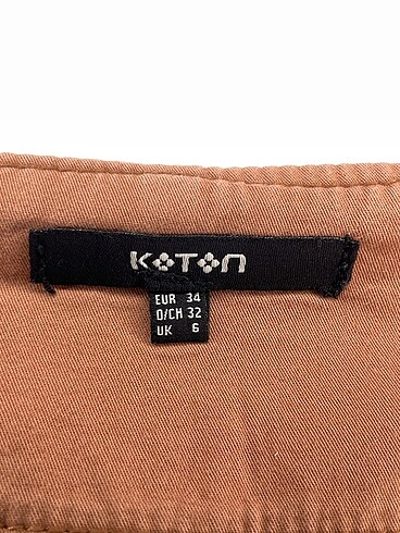 34 Beden çeşitli Renk Koton Mini Etek %70 İndirimli.
