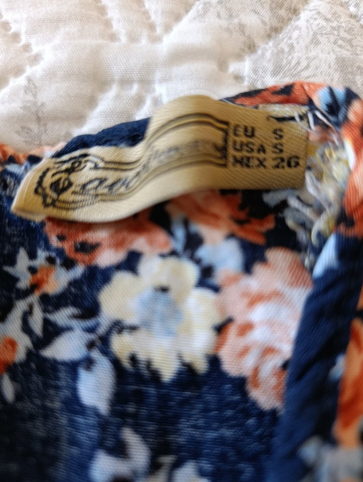 Çiçek Desenli şort tulum - Görsel 3