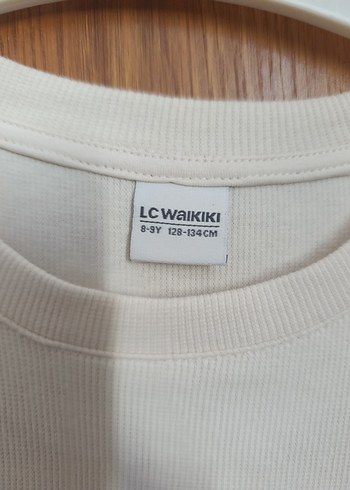 8 yaş Kız Çocuk Beyaz Kısa Kollu Keten Elbise - Görsel 5