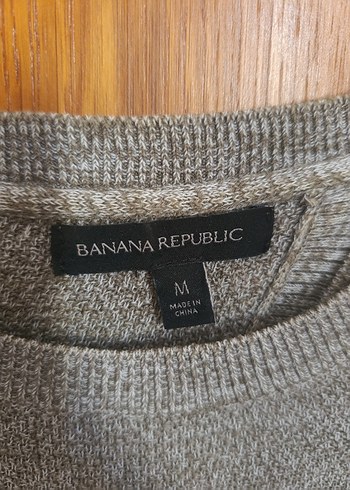 Banana Republic M Gri Kadın Triko Uzun Kollu Kazak - Görsel 2