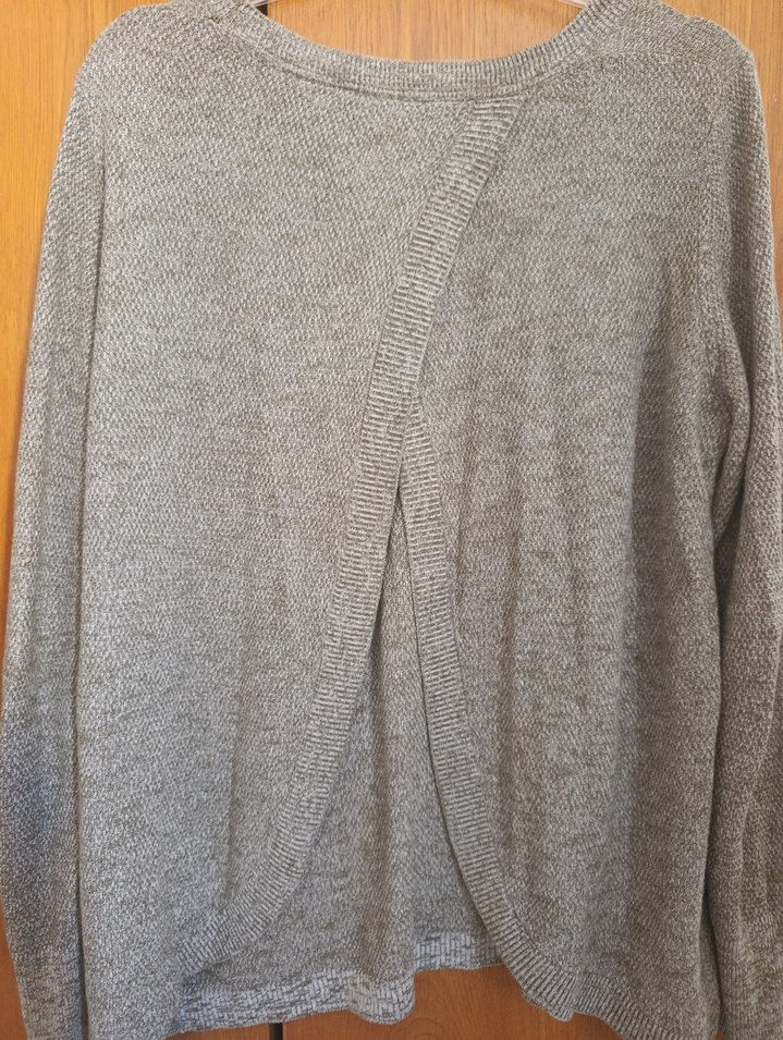 Banana Republic M Gri Kadın Triko Uzun Kollu Kazak - Görsel 4