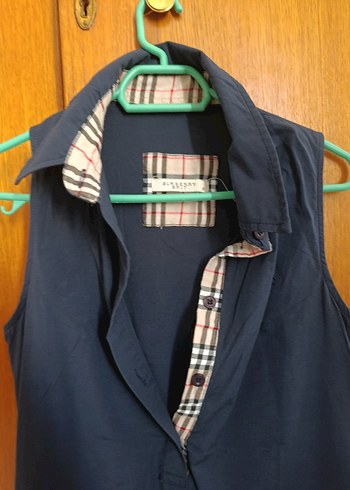 Burberry S beden Lacivert gömlek Elbise - Görsel 2