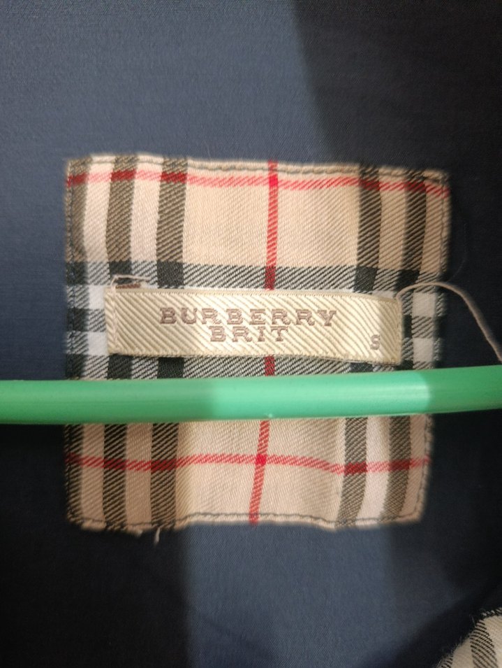 Burberry S beden Lacivert gömlek Elbise - Görsel 4