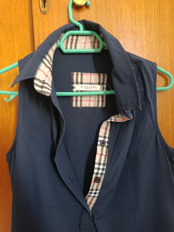 Burberry S beden Lacivert gömlek Elbise - Görsel 2