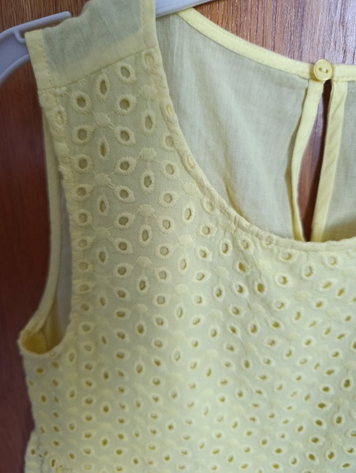 Zara 8 yaş sarı bluz - Görsel 3