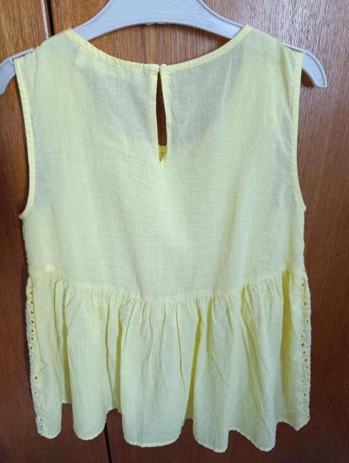 Zara 8 yaş sarı bluz - Görsel 4