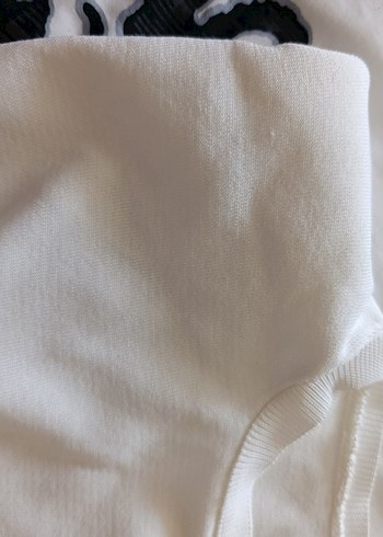 Kadın Beyaz Pamuklu Pilili Triko - Görsel 5