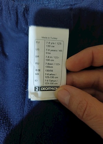 decathlon kar pantolonu7-8 yaş kullanılmadı - Görsel 6