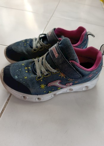 Joma sugeçirmez yıldızlı Baskılı Kız Çocuk Kot Spor Ayakkabı
