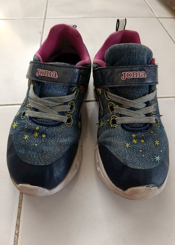 Ayakkabı dünyası Joma sugeçirmez yıldızlı Baskılı Kız Çocuk Kot Spor Ayakkabı