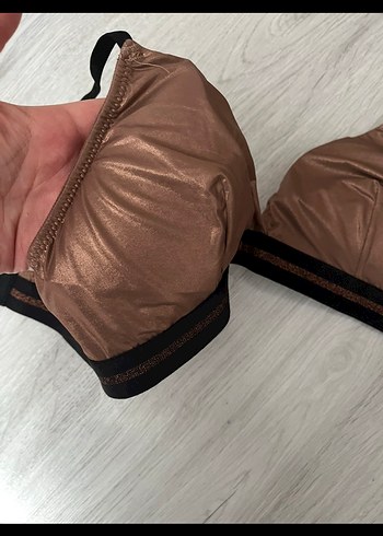 Bej Spor Sütyeni Siyah Detaylı - Görsel 2