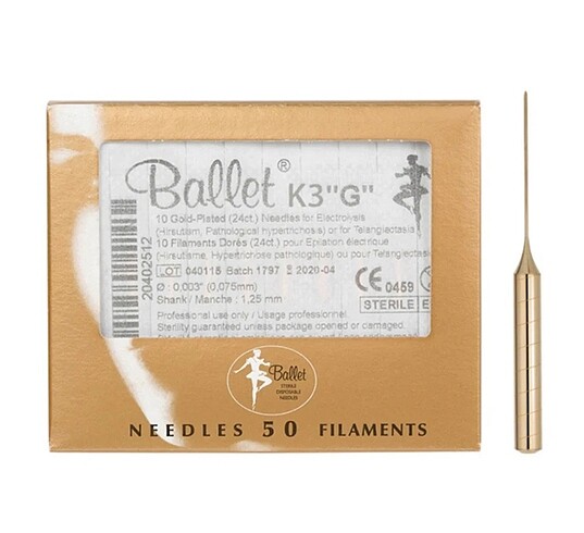 BALLET K3 ALTIN EPİLASYON İĞNESİ