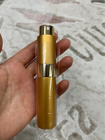 Yves Saint Laurent 10 ml cam sarı mekanizmalı parfüm şişesi