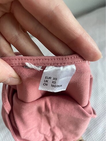 xs Beden H&M pembe üst
