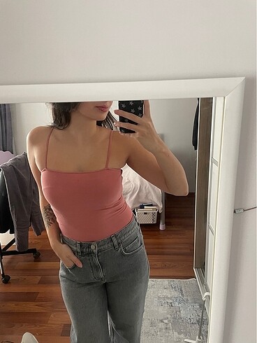 H&M pembe üst
