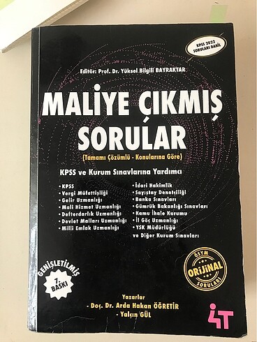 KPSS A GRUBU MALİYE