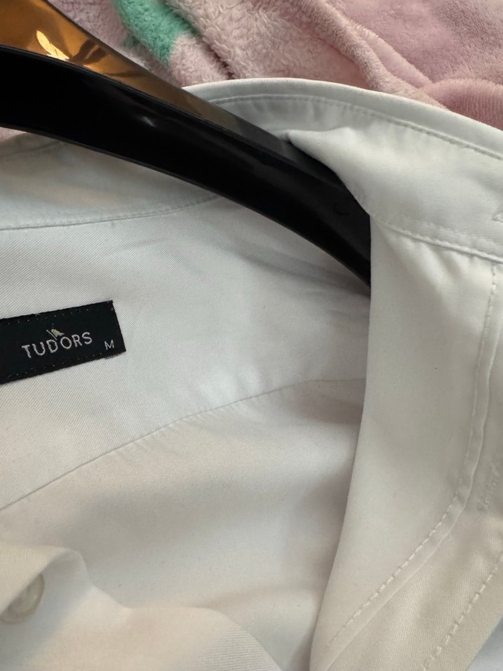 Düğmeli Beyaz Slim Fit Long Erkek Gömlek - Görsel 4