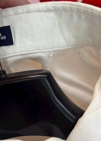 Düğmeli Beyaz Slim Fit Erkek Gömlek - Görsel 4