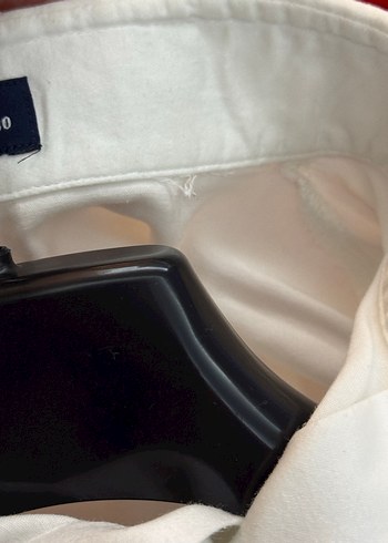 Düğmeli Beyaz Slim Fit Erkek Gömlek - Görsel 5