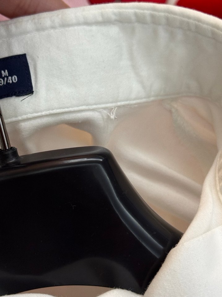 Düğmeli Beyaz Slim Fit Erkek Gömlek - Görsel 4