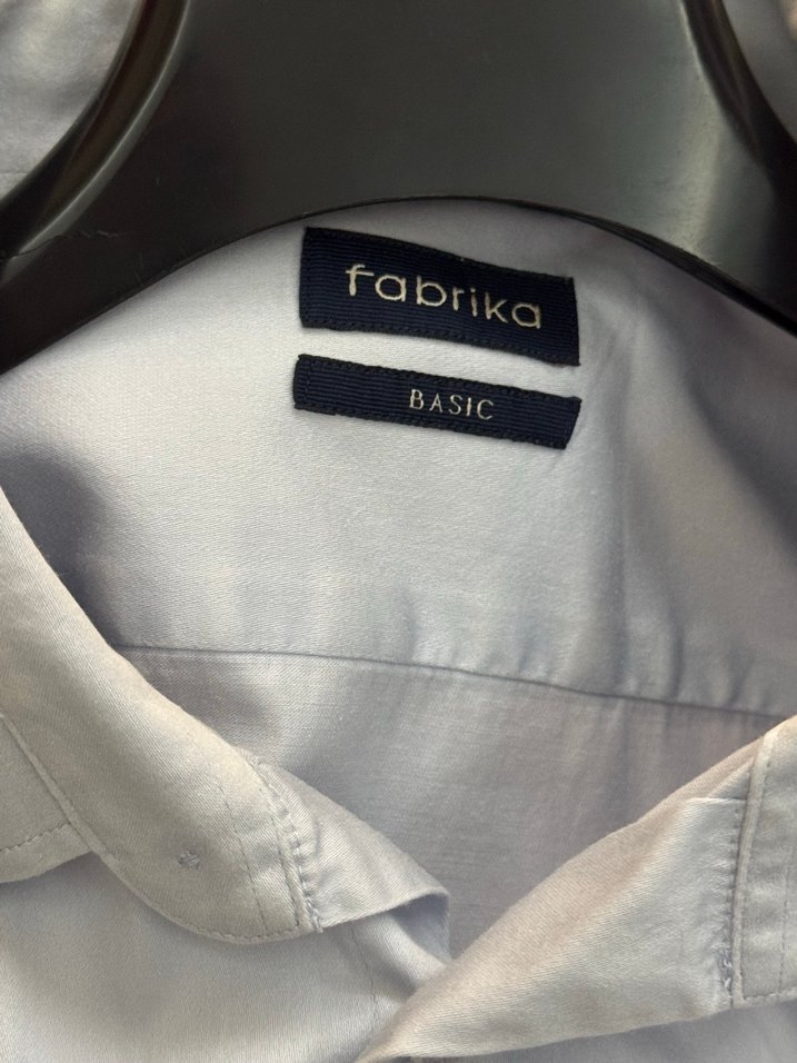 Buz Mavisi Erkek Gömlek Uzun Kollu - Görsel 3